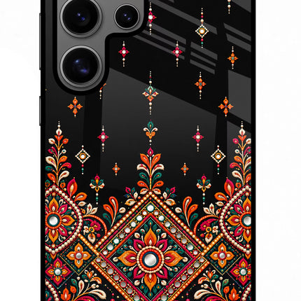 Noir Mehfil Samsung S24 Ultra Glass Case