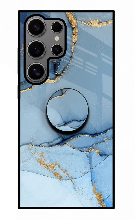 Blue Marble Samsung S24 Ultra Glass Case
