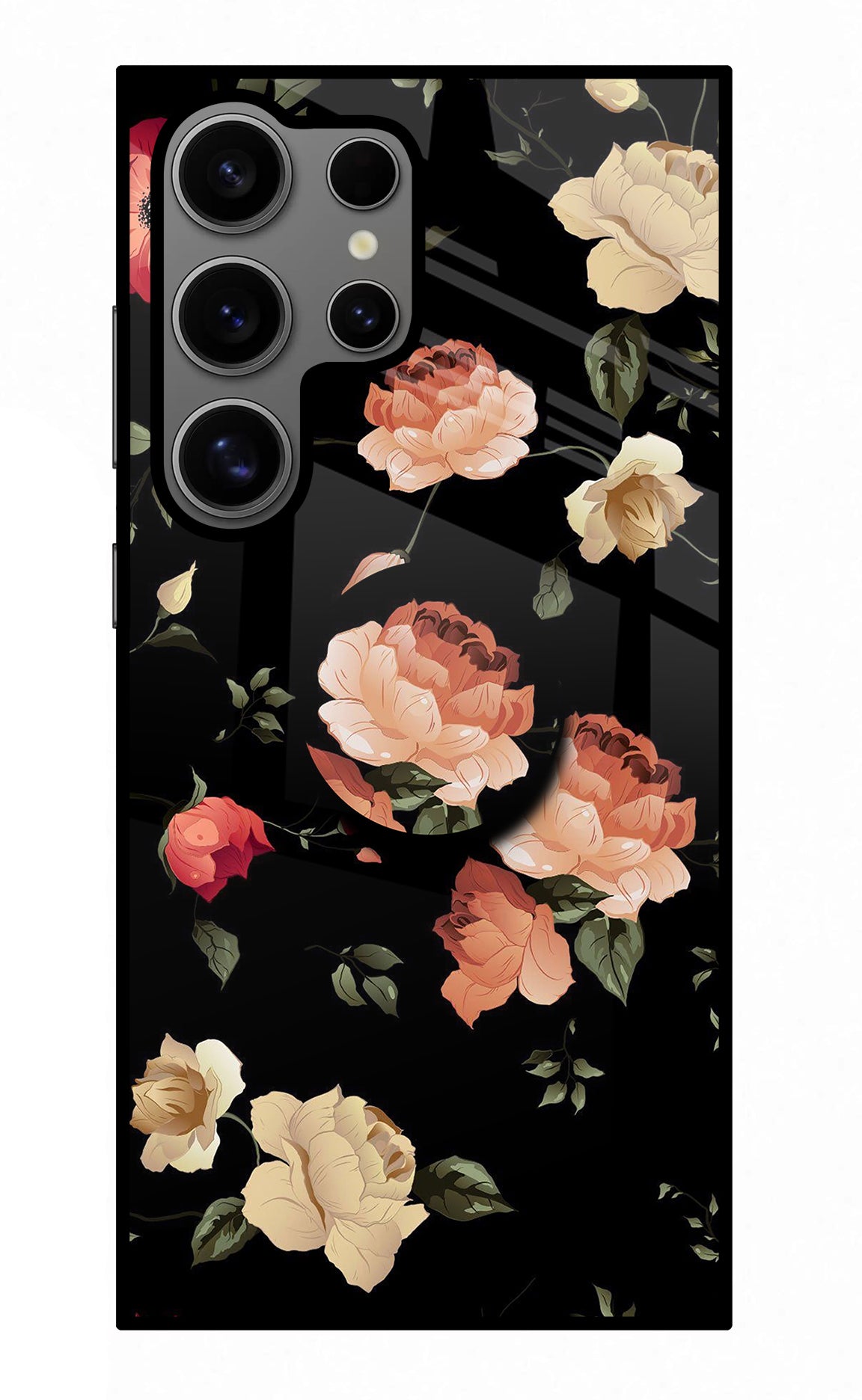 Flowers Samsung S24 Ultra Glass Case