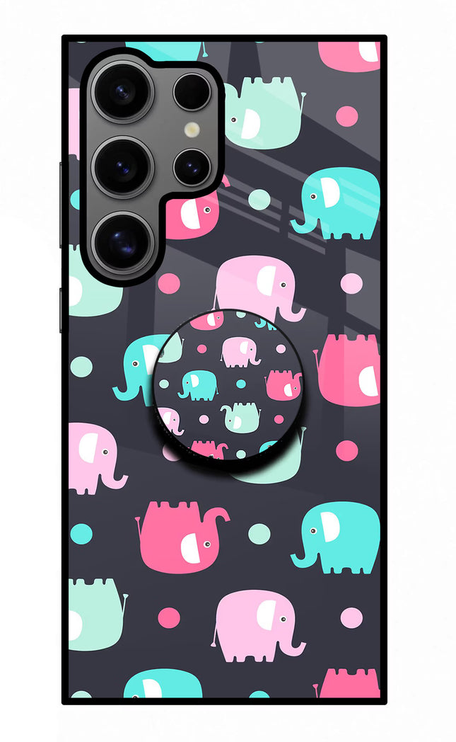 Baby Elephants Samsung S24 Ultra Glass Case