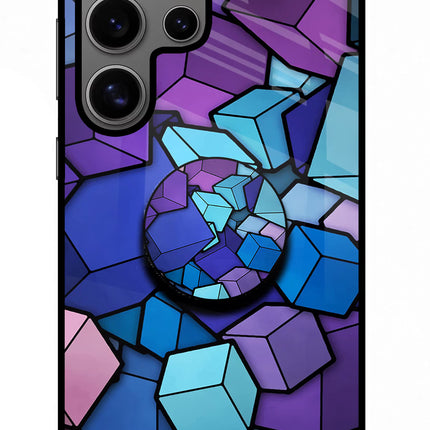 Cubic Abstract Samsung S24 Ultra Glass Case