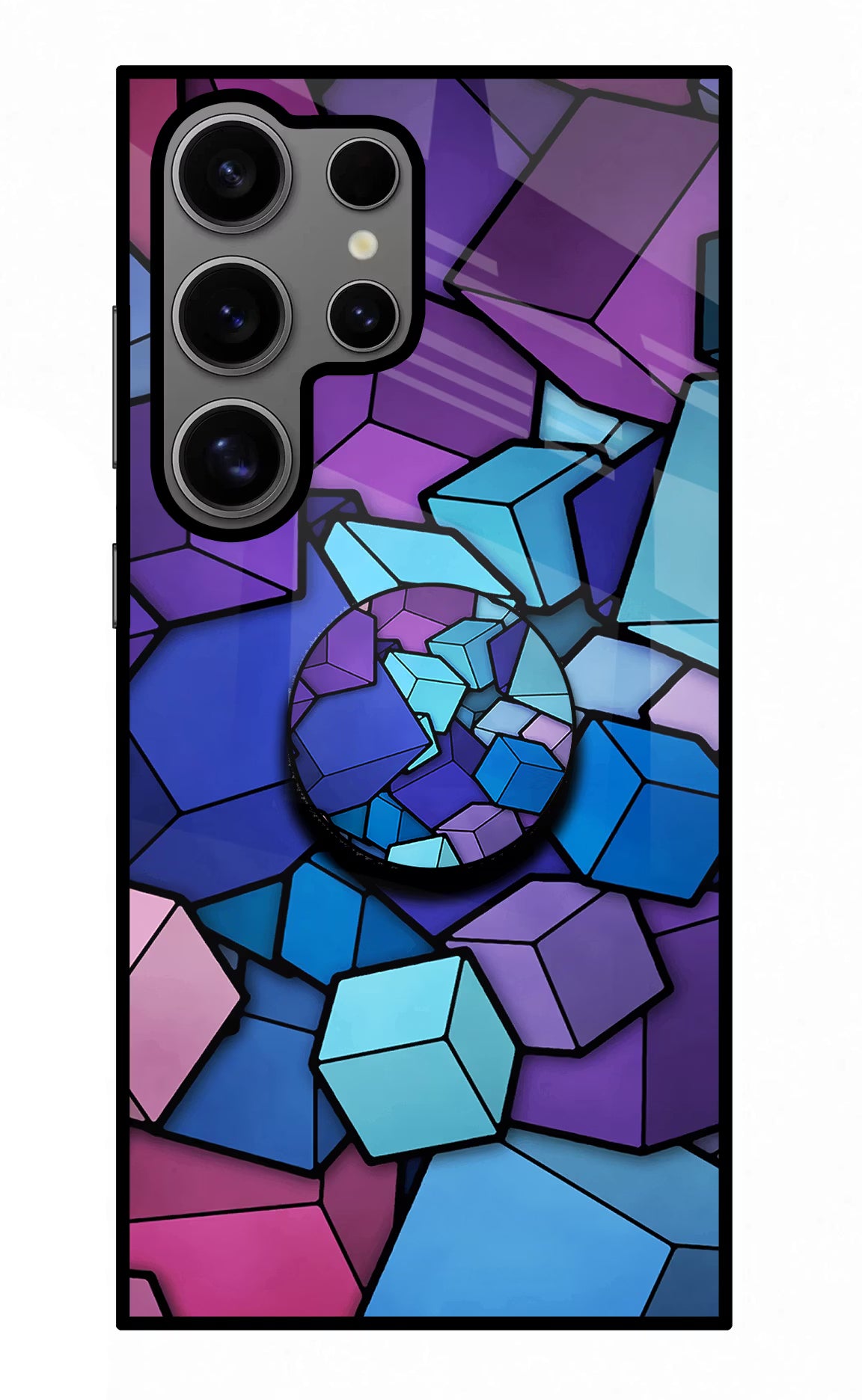 Cubic Abstract Samsung S24 Ultra Pop Case by Casekaro