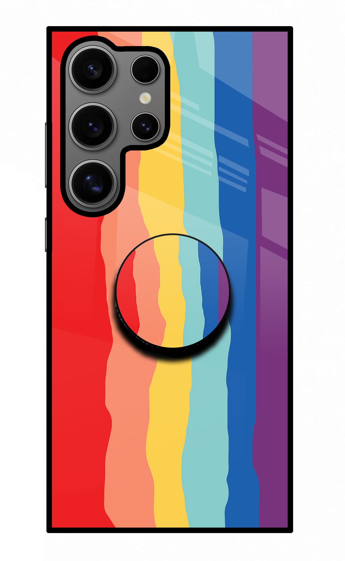 Rainbow Samsung S24 Ultra Glass Case