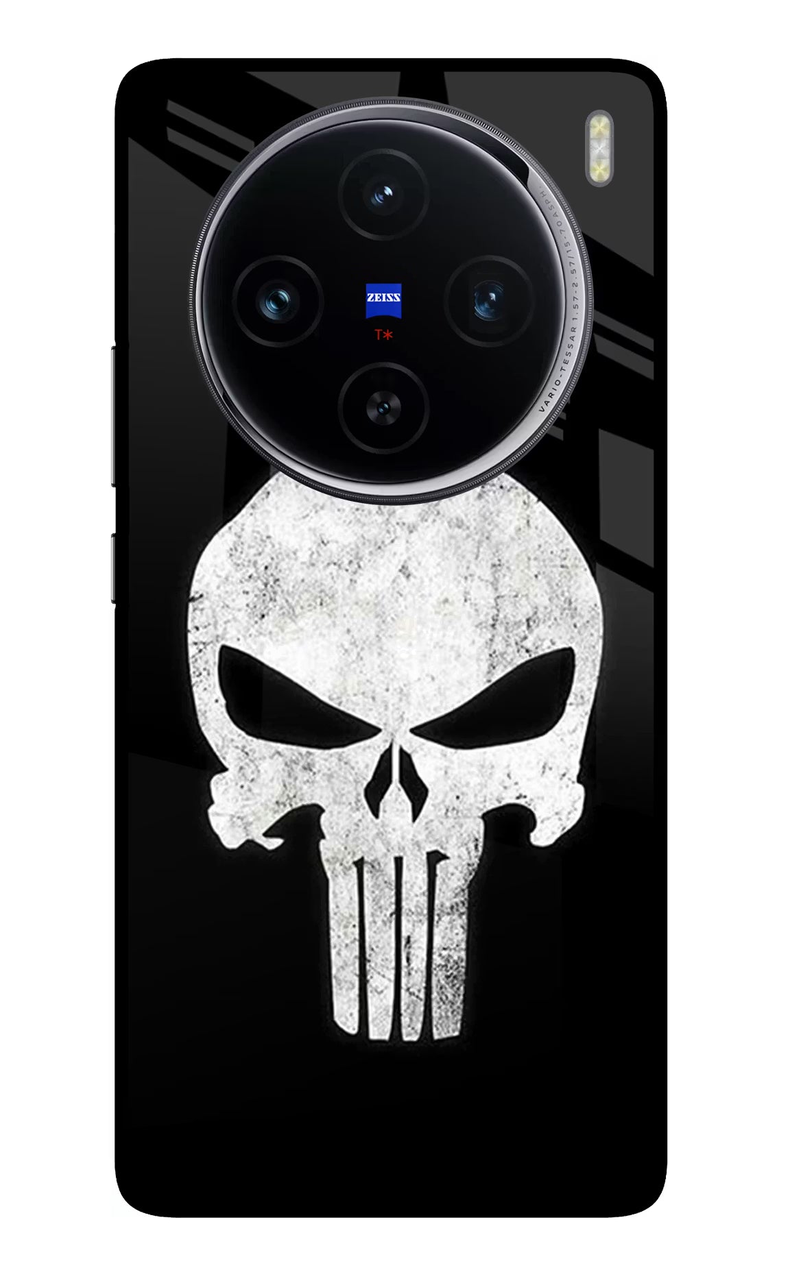 Punisher Skull Vivo X100 Glass Case