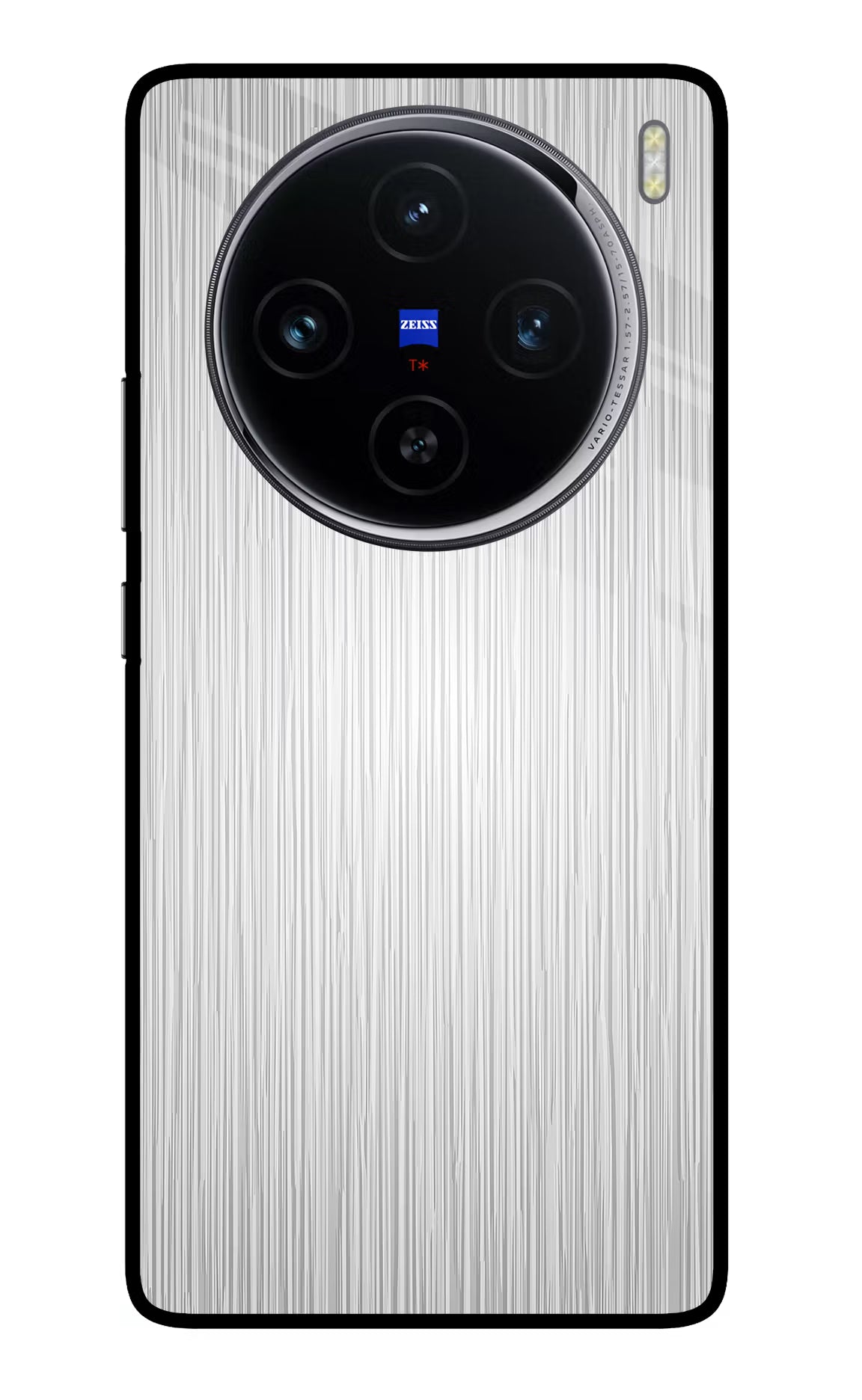 Wooden Grey Texture Vivo X100 Glass Case