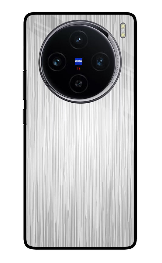 Wooden Grey Texture Vivo X100 Glass Case