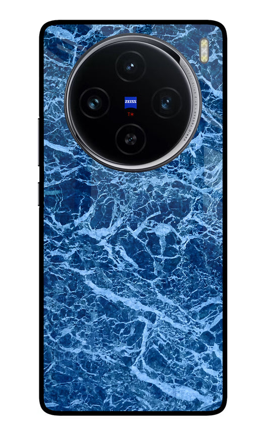 Blue Marble Vivo X100 Glass Case
