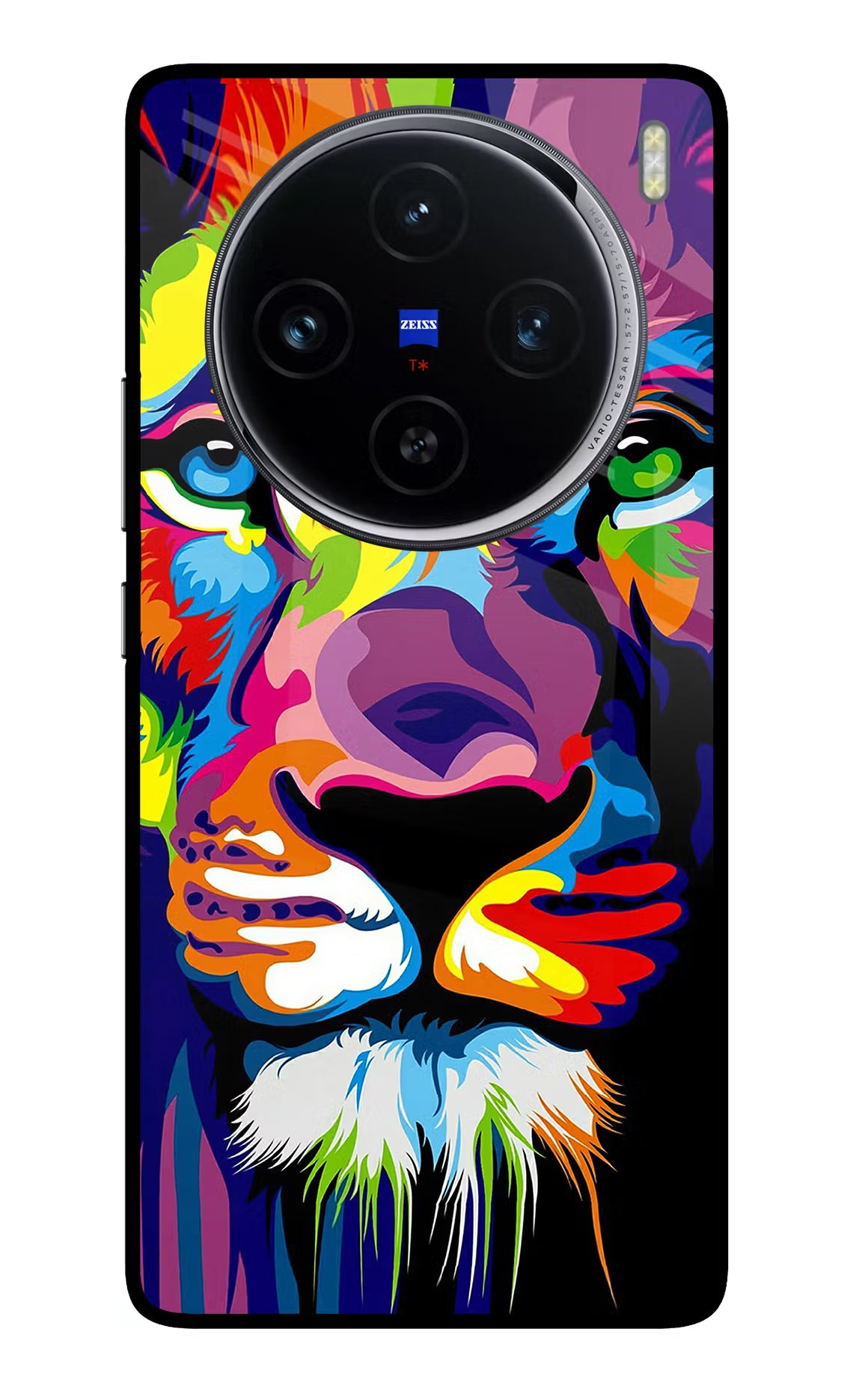 Lion Vivo X100 Glass Case Back Cover by Casekaro