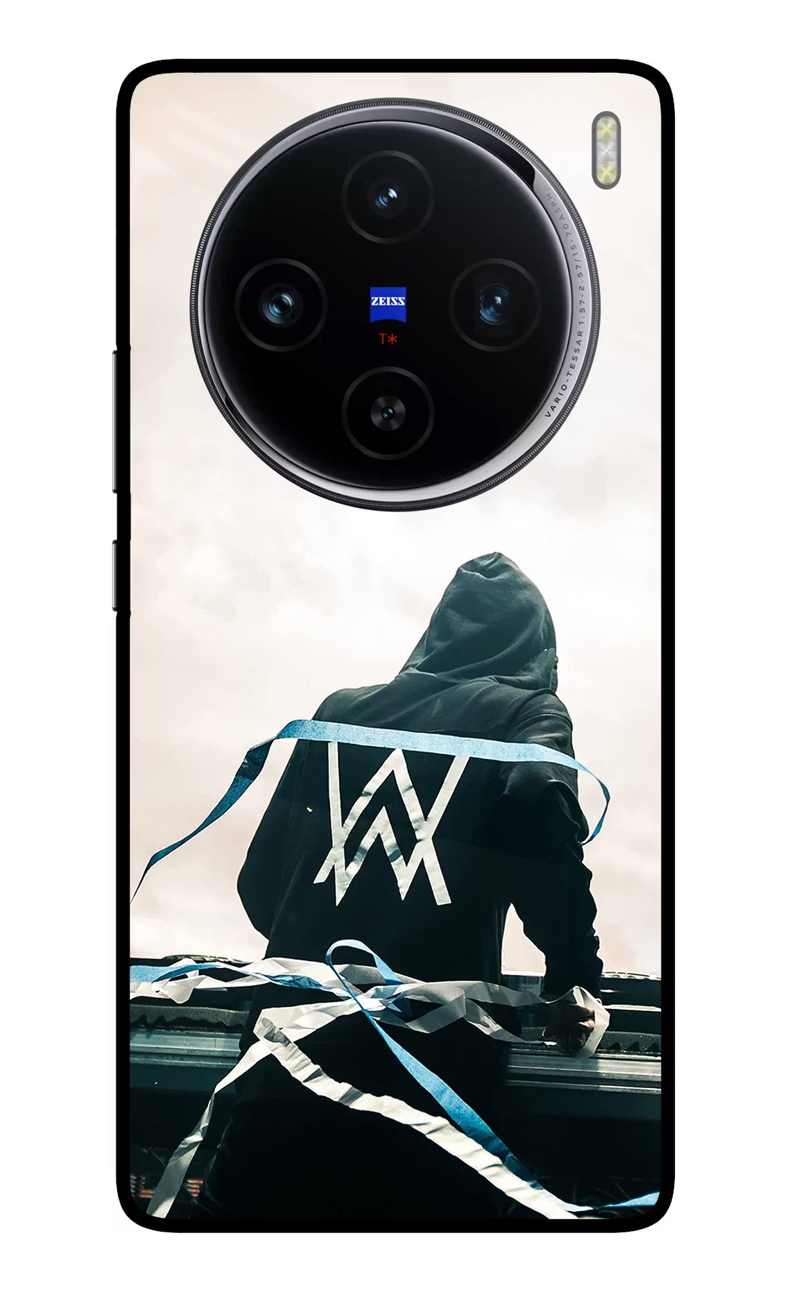 Alan Walker Vivo X100 Glass Case Back Cover by Casekaro