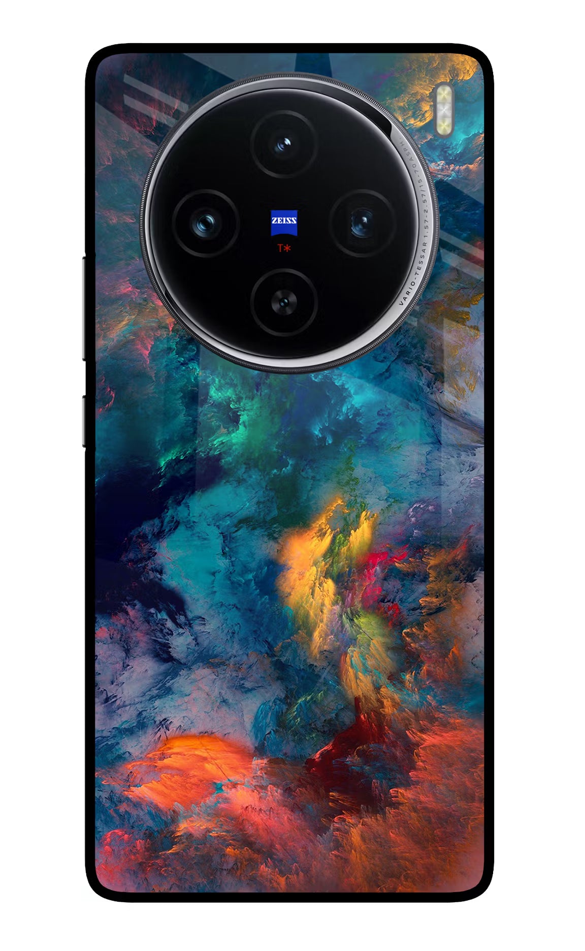 Artwork Paint Vivo X100 Glass Case Back Cover by Casekaro