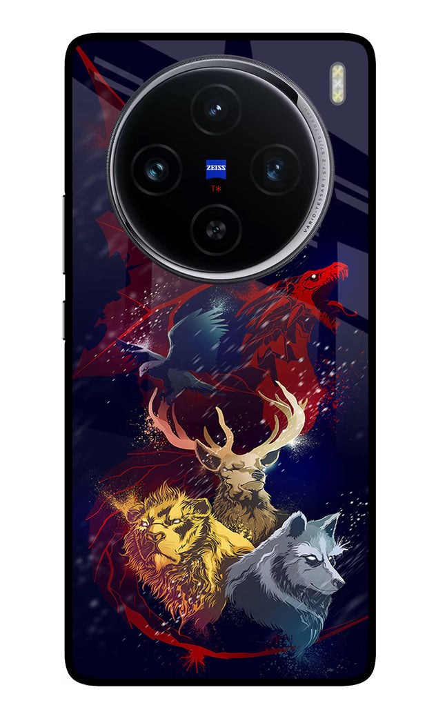 Game Of Thrones Vivo X100 Glass Case