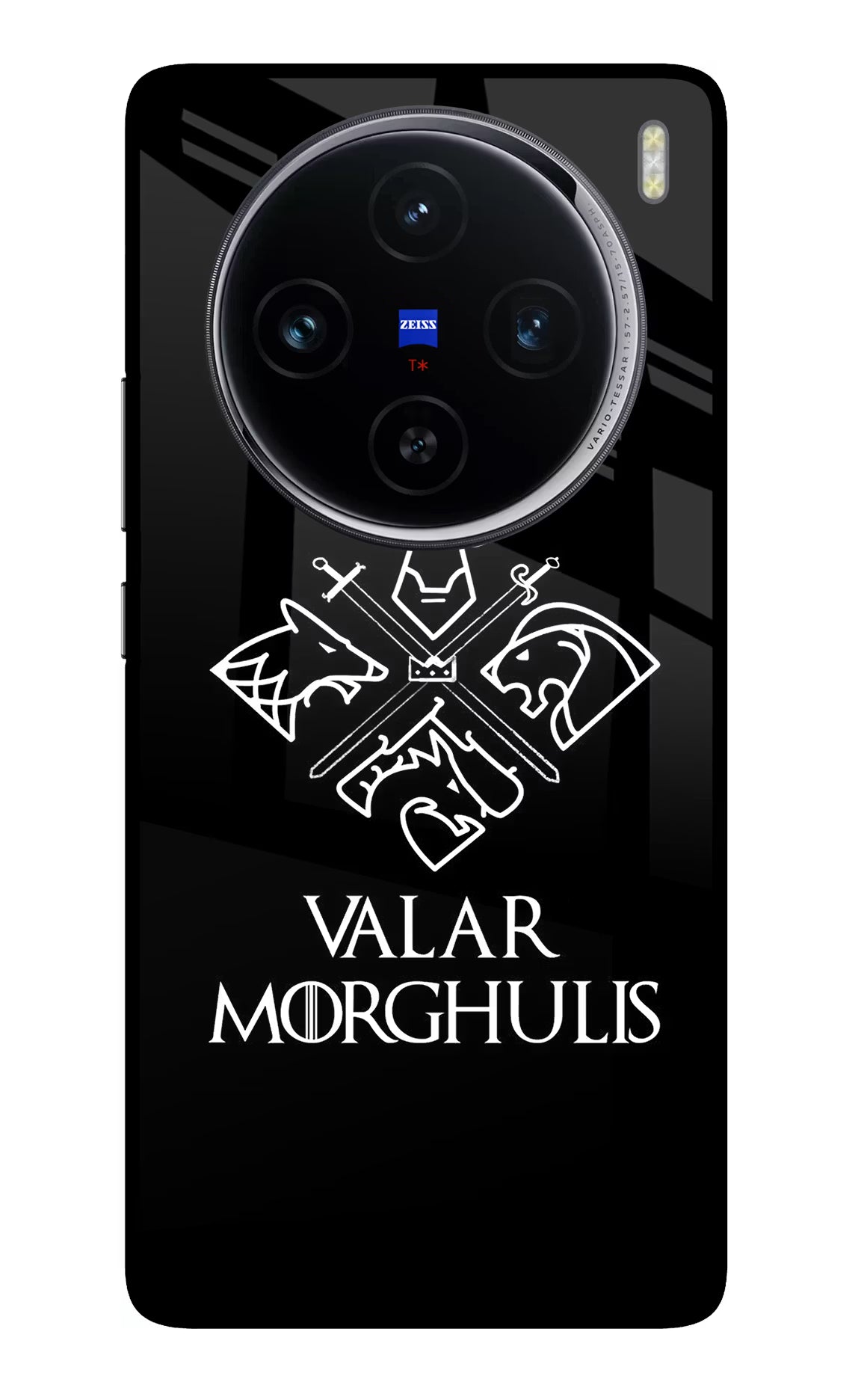 Valar Morghulis | Game Of Thrones Vivo X100 Glass Case Back Cover by Casekaro