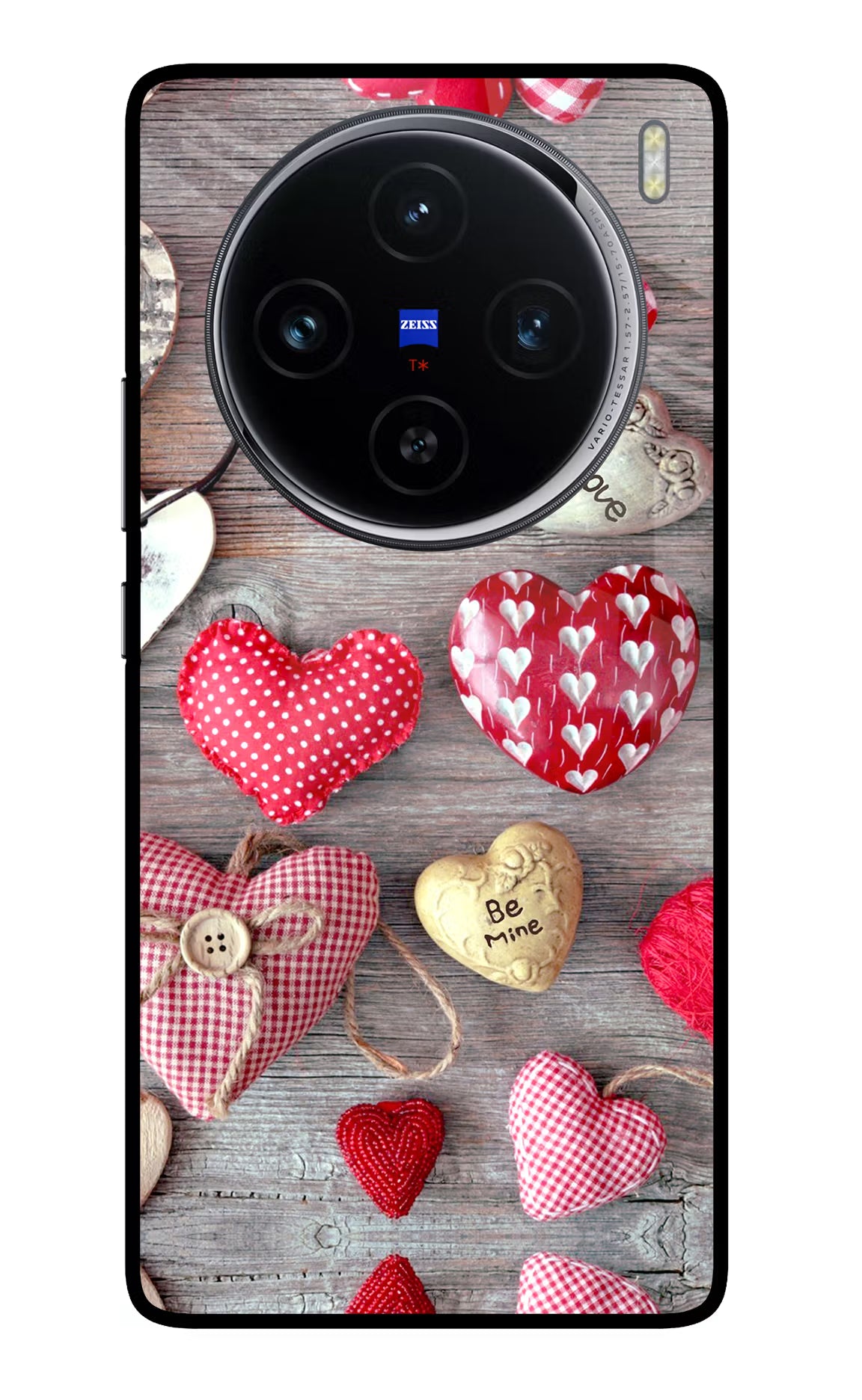 Love Wallpaper Vivo X100 Glass Case Back Cover by Casekaro