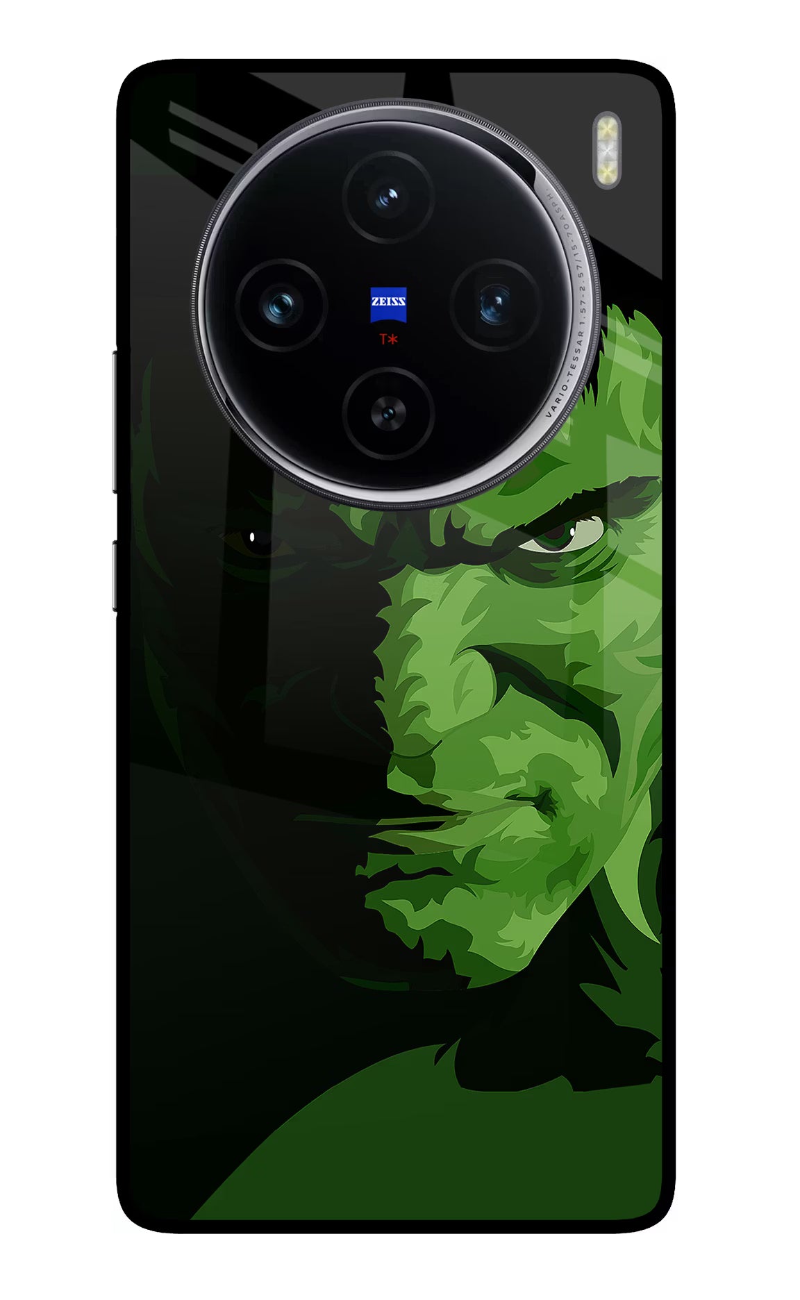 HULK Vivo X100 Glass Case Back Cover by Casekaro