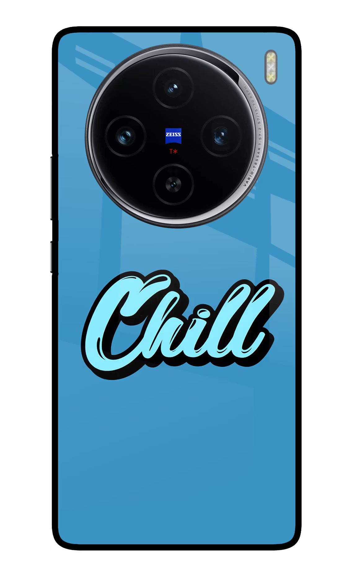 Chill Vivo X100 Glass Case Back Cover by Casekaro