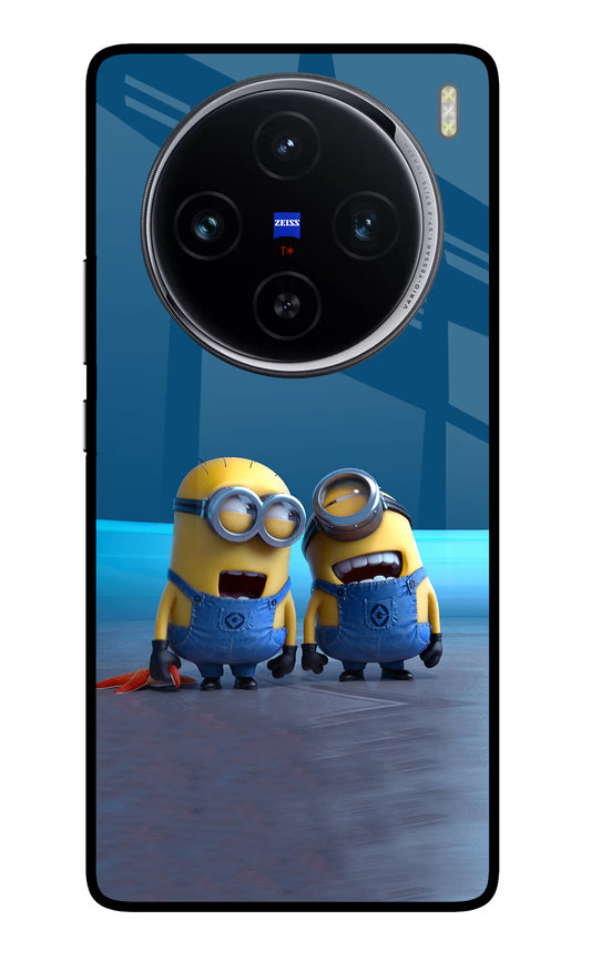 Minion Laughing Vivo X100 Glass Case