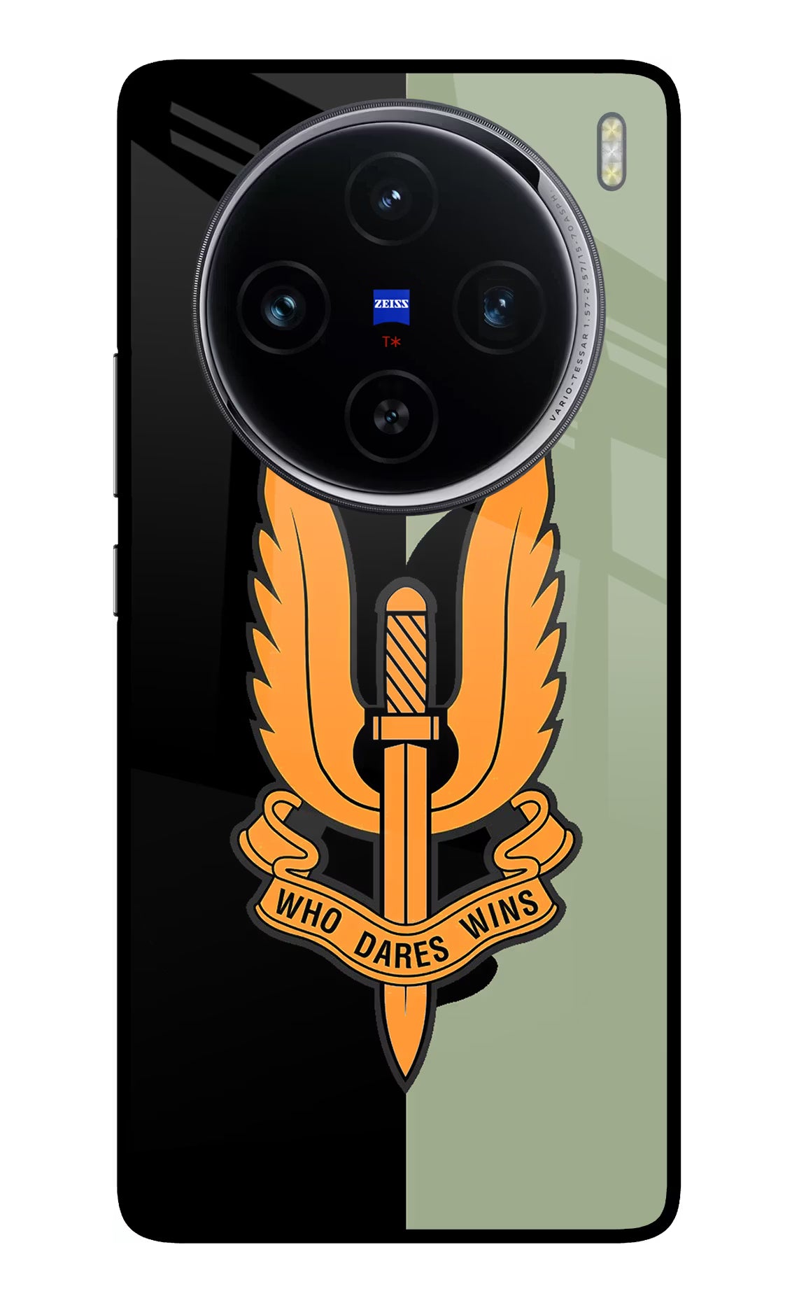 Balidan Logo Vivo X100 Glass Case Back Cover by Casekaro