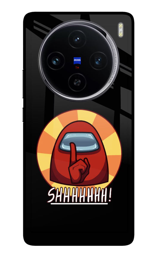 Among Us Shhh! Vivo X100 Glass Case