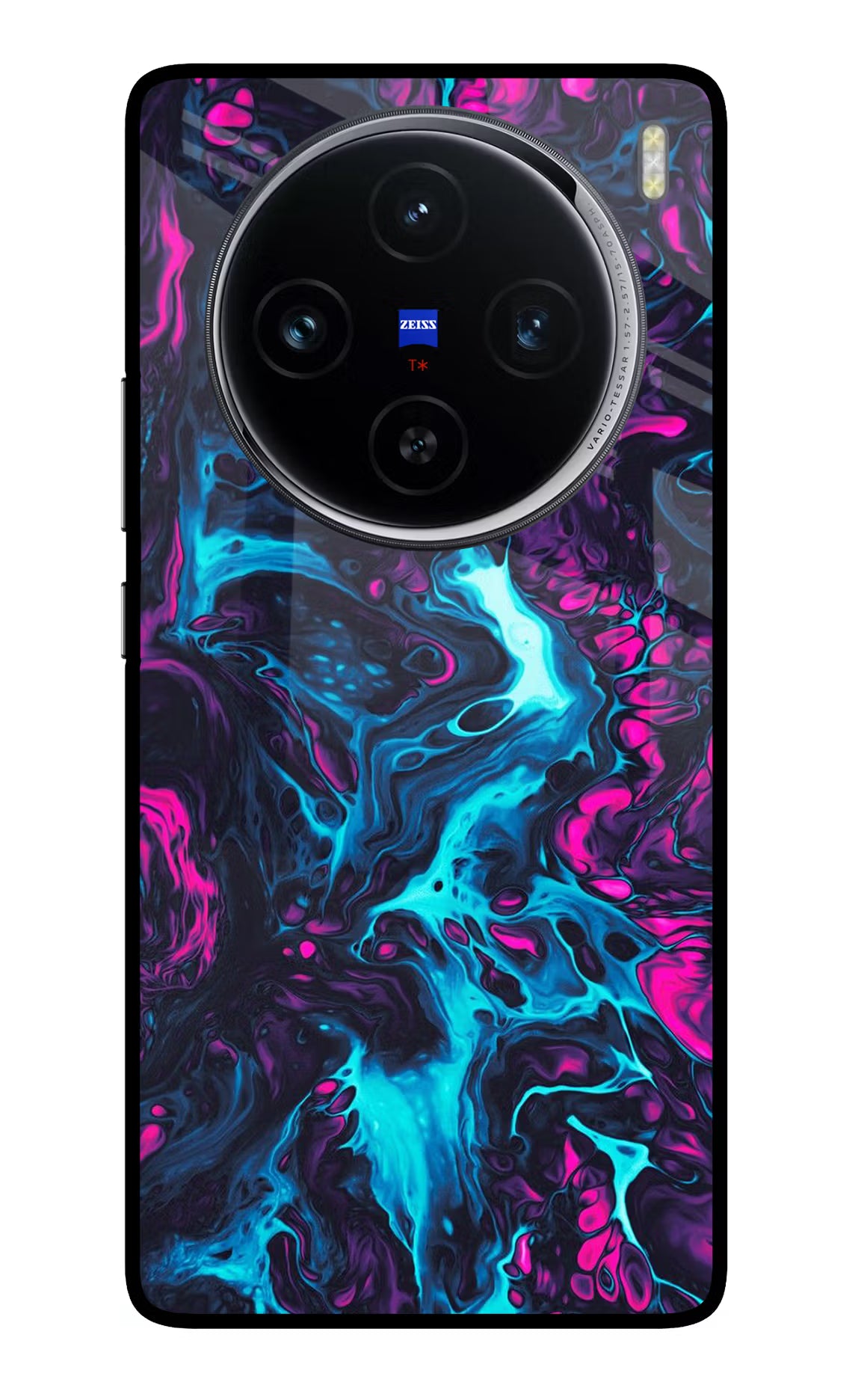 Abstract Vivo X100 Glass Case