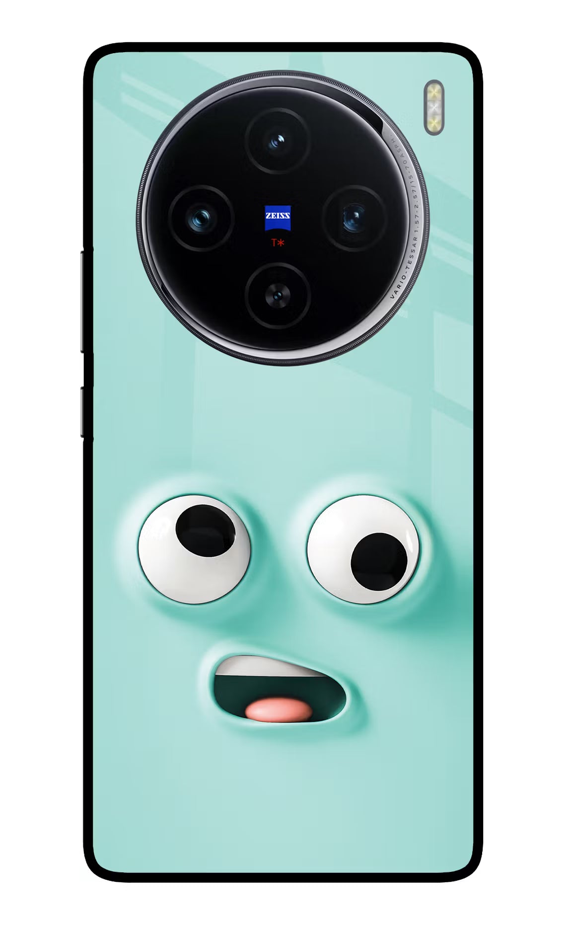 Funny Cartoon Vivo X100 Glass Case Back Cover by Casekaro