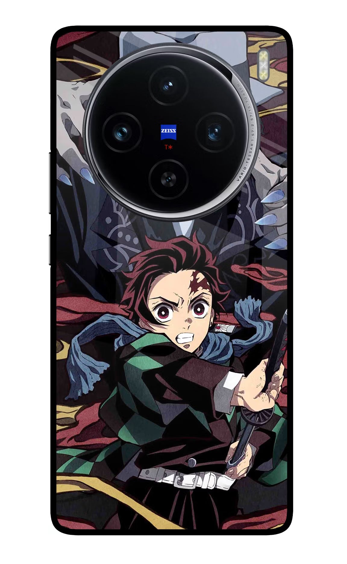 Demon Slayer Vivo X100 Glass Case Back Cover by Casekaro
