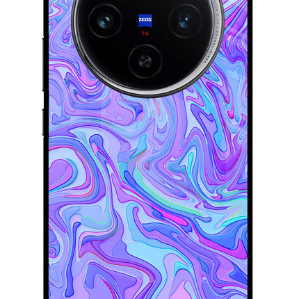 Glitter Vivo X100 Glass Case