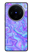 Glitter Vivo X100 Glass Case