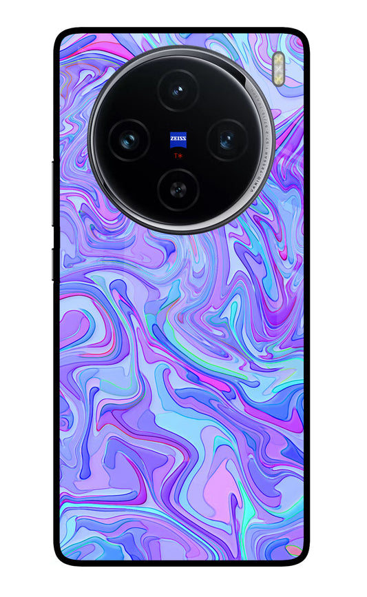 Glitter Vivo X100 Glass Case