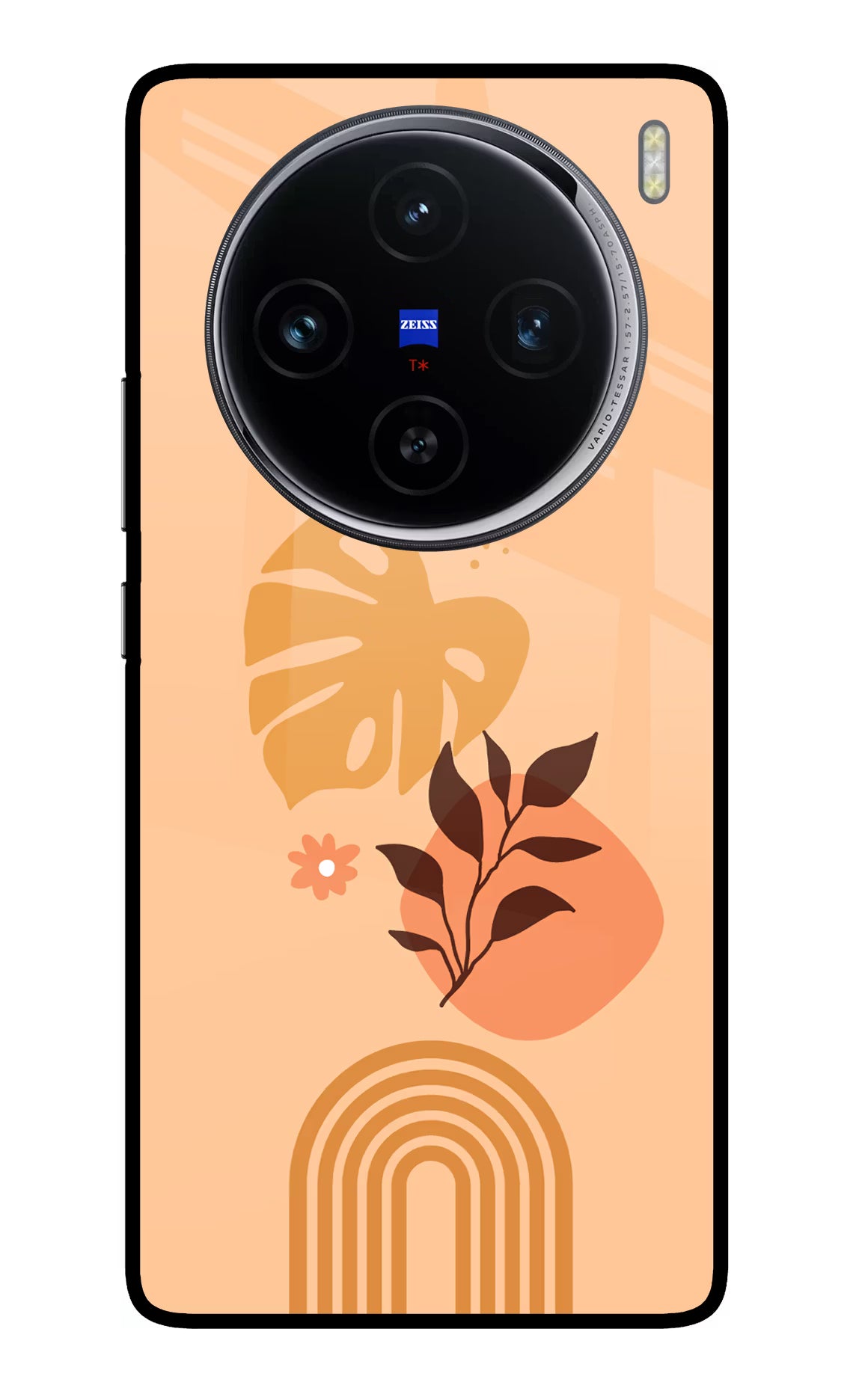 Bohemian Art Vivo X100 Glass Case Back Cover by Casekaro