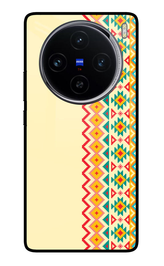 Ethnic Seamless Vivo X100 Glass Case
