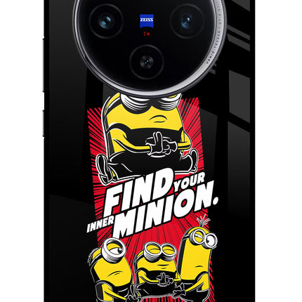 Find your inner Minion Vivo X100 Glass Case