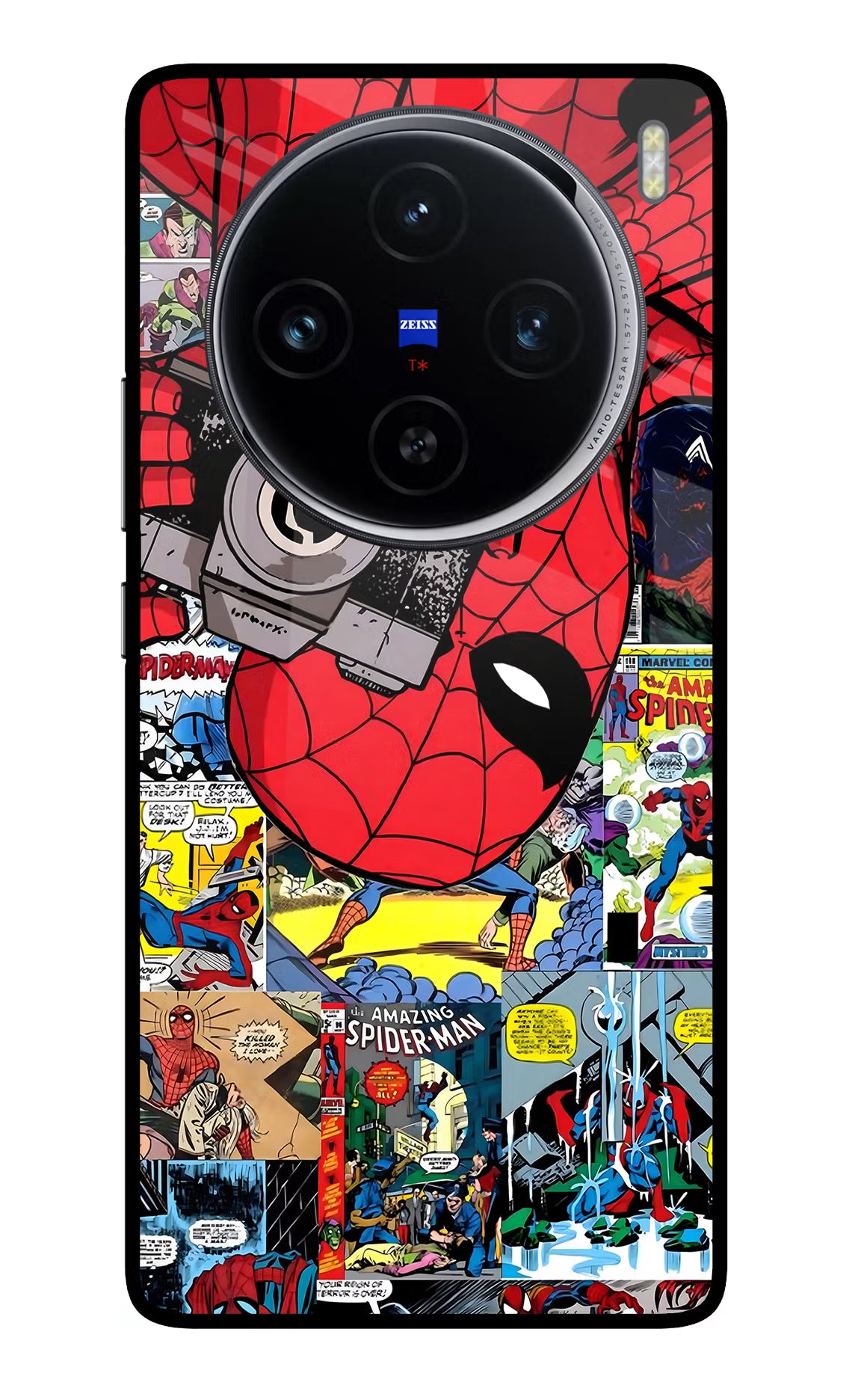 Spider Man Vivo X100 Glass Case