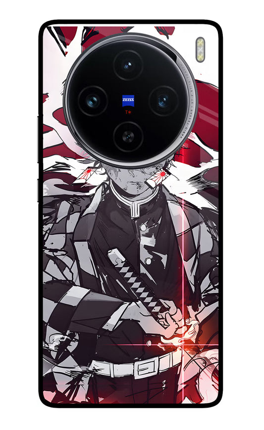 Demon Slayer Vivo X100 Glass Case