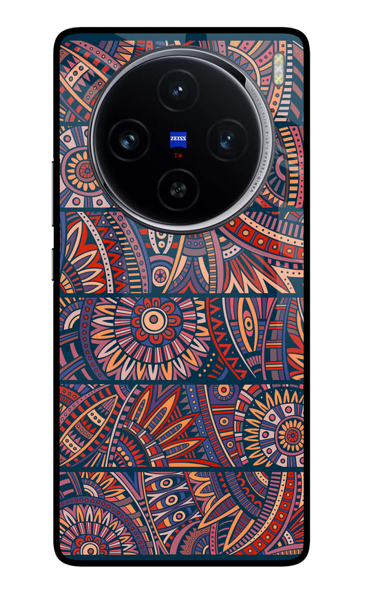 African Culture Design Vivo X100 Glass Case