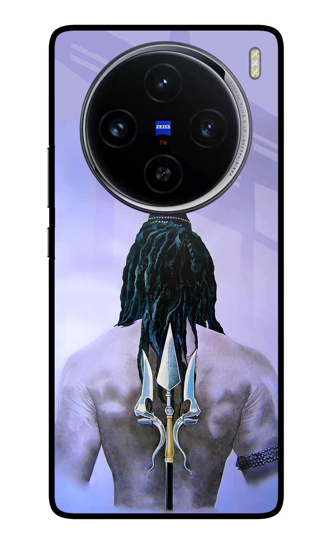 Shiva Vivo X100 Glass Case Back Cover by Casekaro