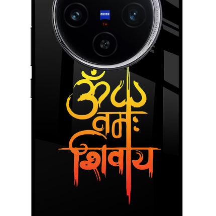 Om Namah Shivay Vivo X100 Glass Case