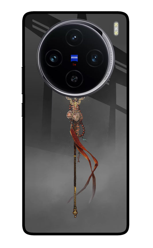 Shiv Trishul Vivo X100 Glass Case