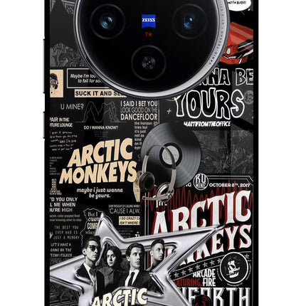 Arctic Monkeys Vivo X100 Glass Case