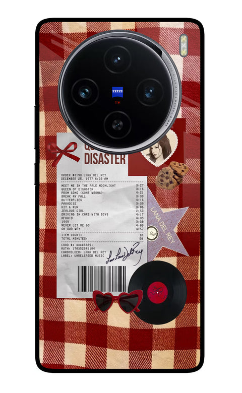 Queen of Disaster Vivo X100 Glass Case