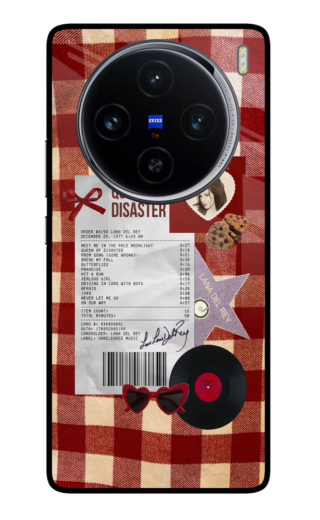 Queen of Disaster Vivo X100 Glass Case
