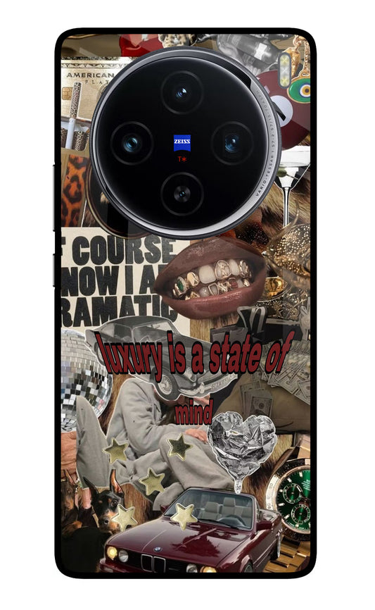 Luxury Vivo X100 Glass Case