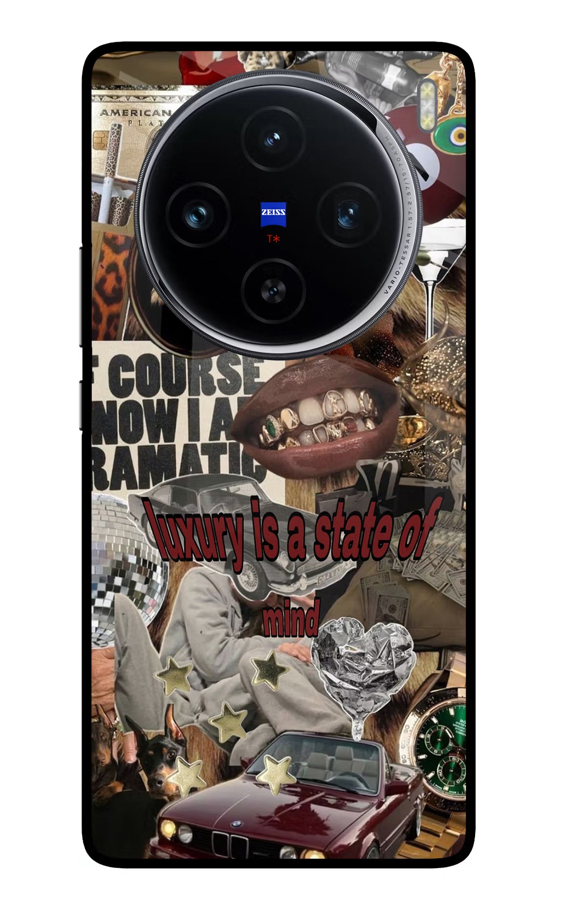 Luxury Vivo X100 Glass Case Back Cover by Casekaro