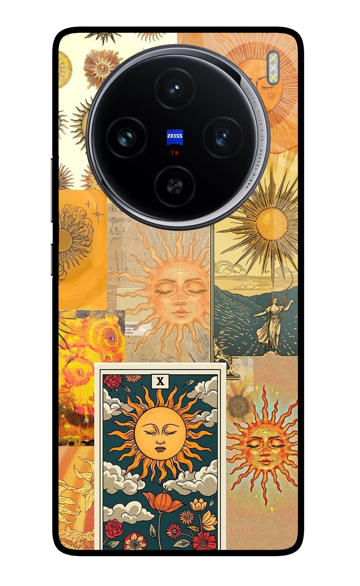 Sun Vivo X100 Glass Case Back Cover by Casekaro