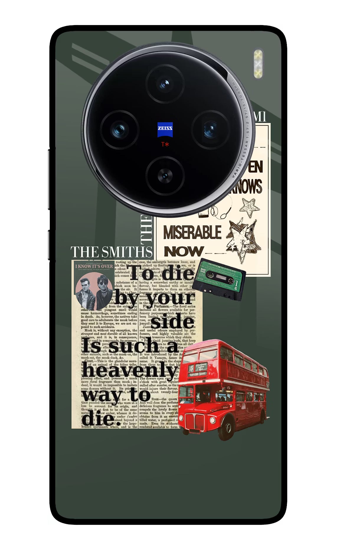 The Smiths Vivo X100 Glass Case Back Cover by Casekaro
