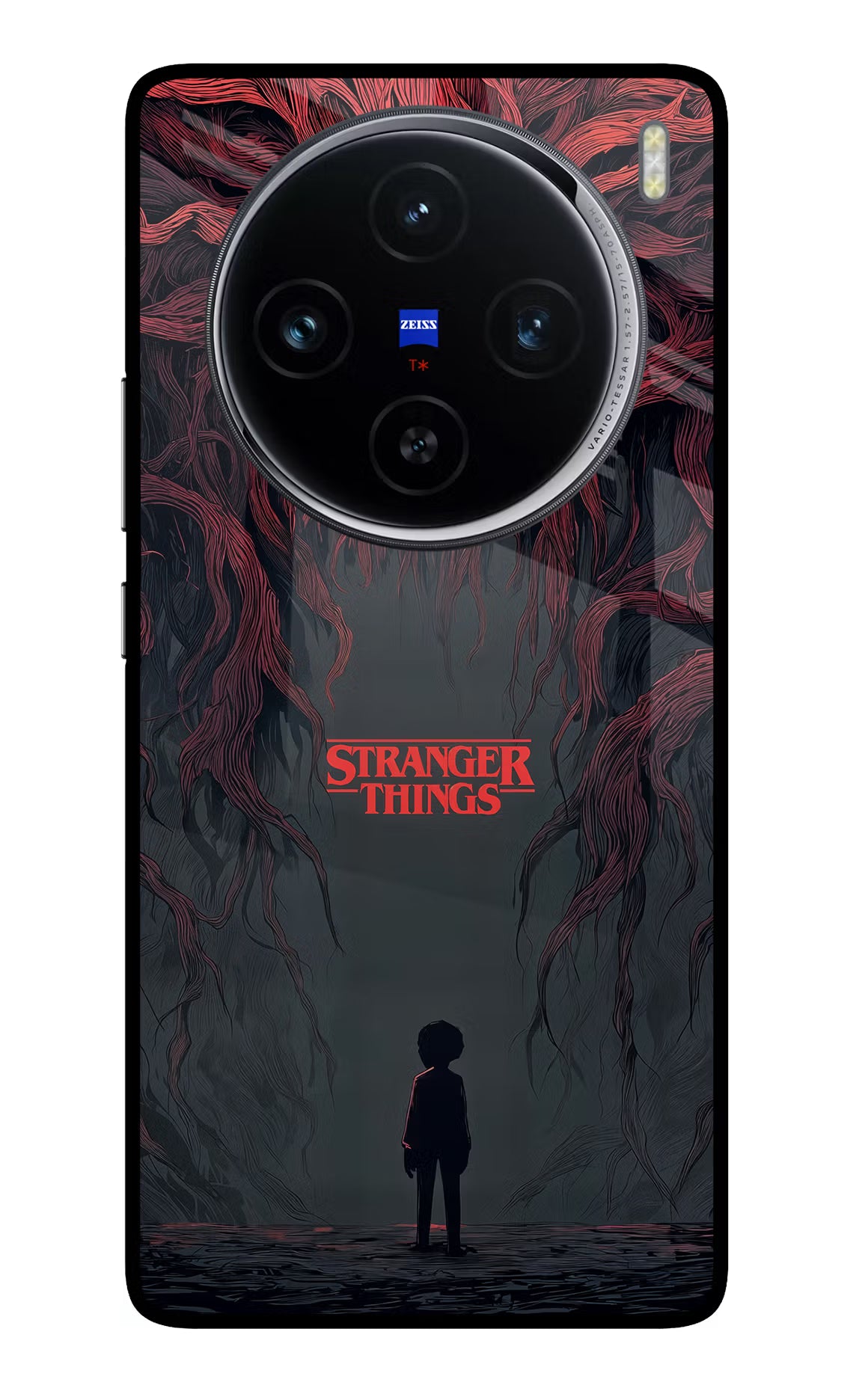 Ordinary Things Dark Side Vivo X100 Glass Case Back Cover by Casekaro