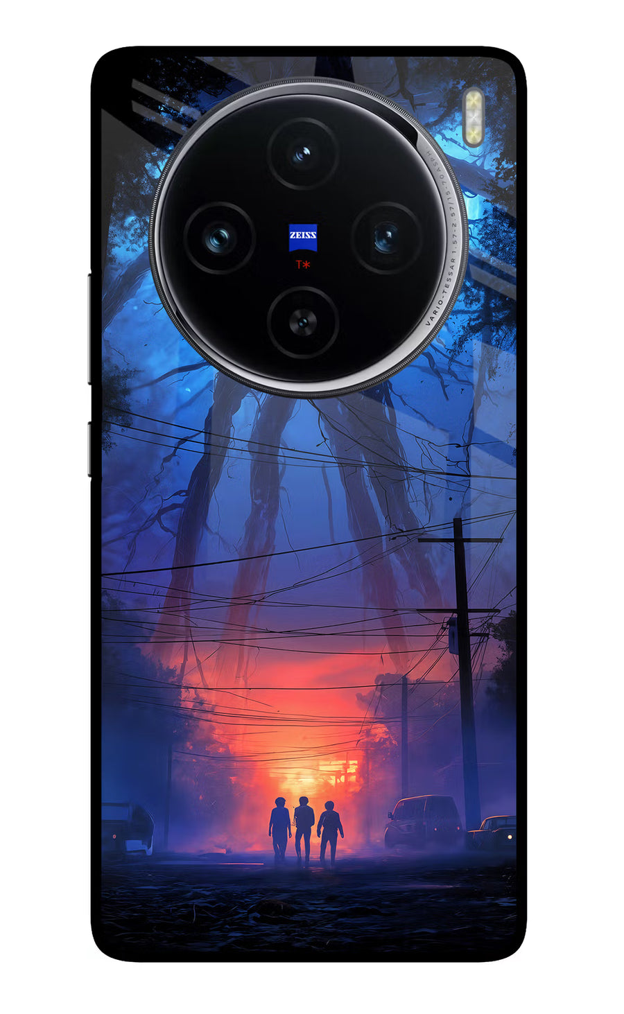 Ordinary Things Shadow Vivo X100 Back Cover, Glass case