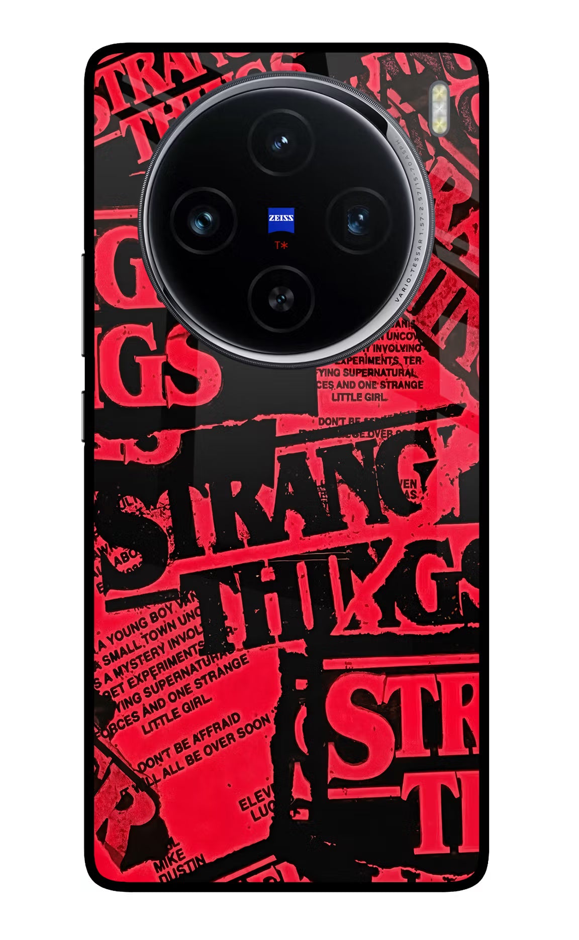 Ordinary Things Vivo X100 Glass Case Back Cover by Casekaro
