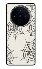 Spider Web Vivo X100 Glass Case