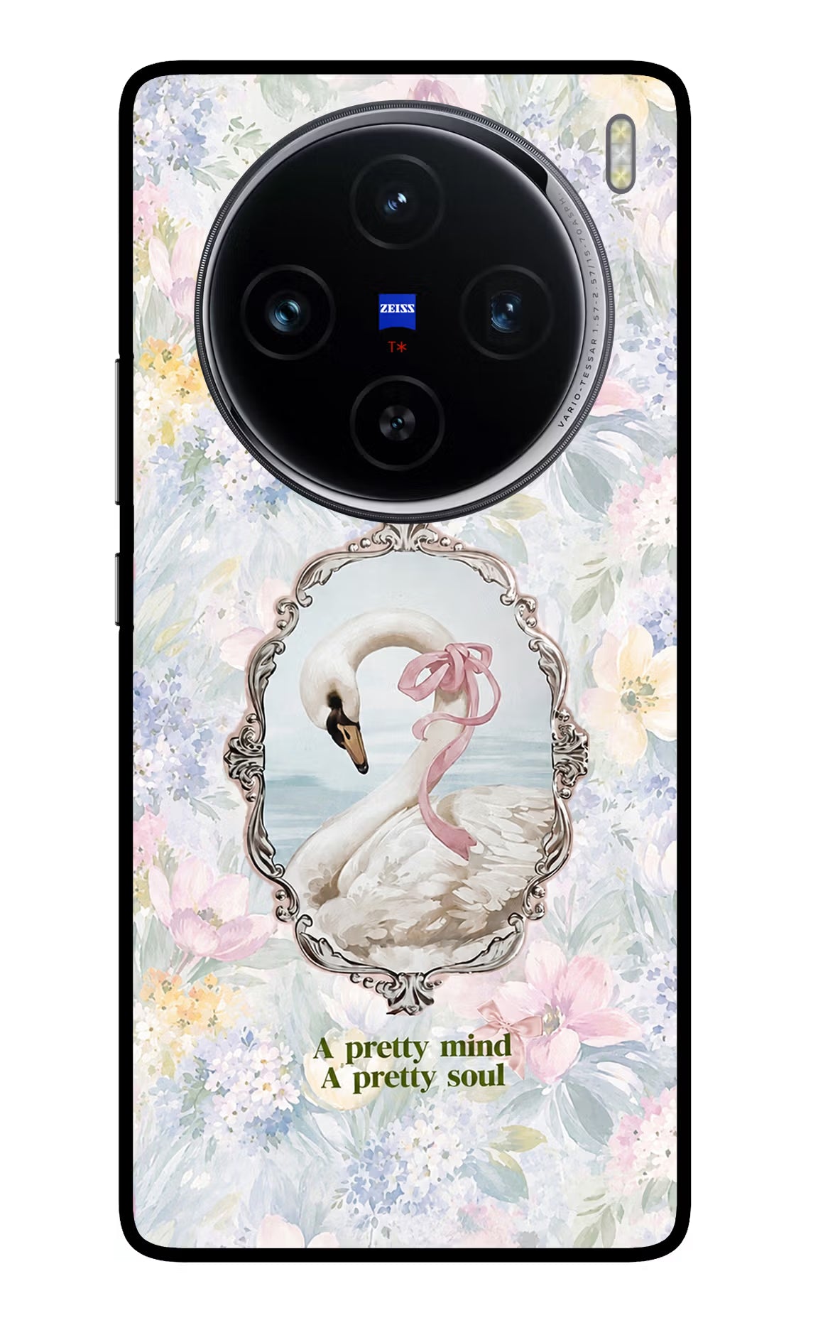 Pretty Mind Pretty Soul Vivo X100 Glass Case