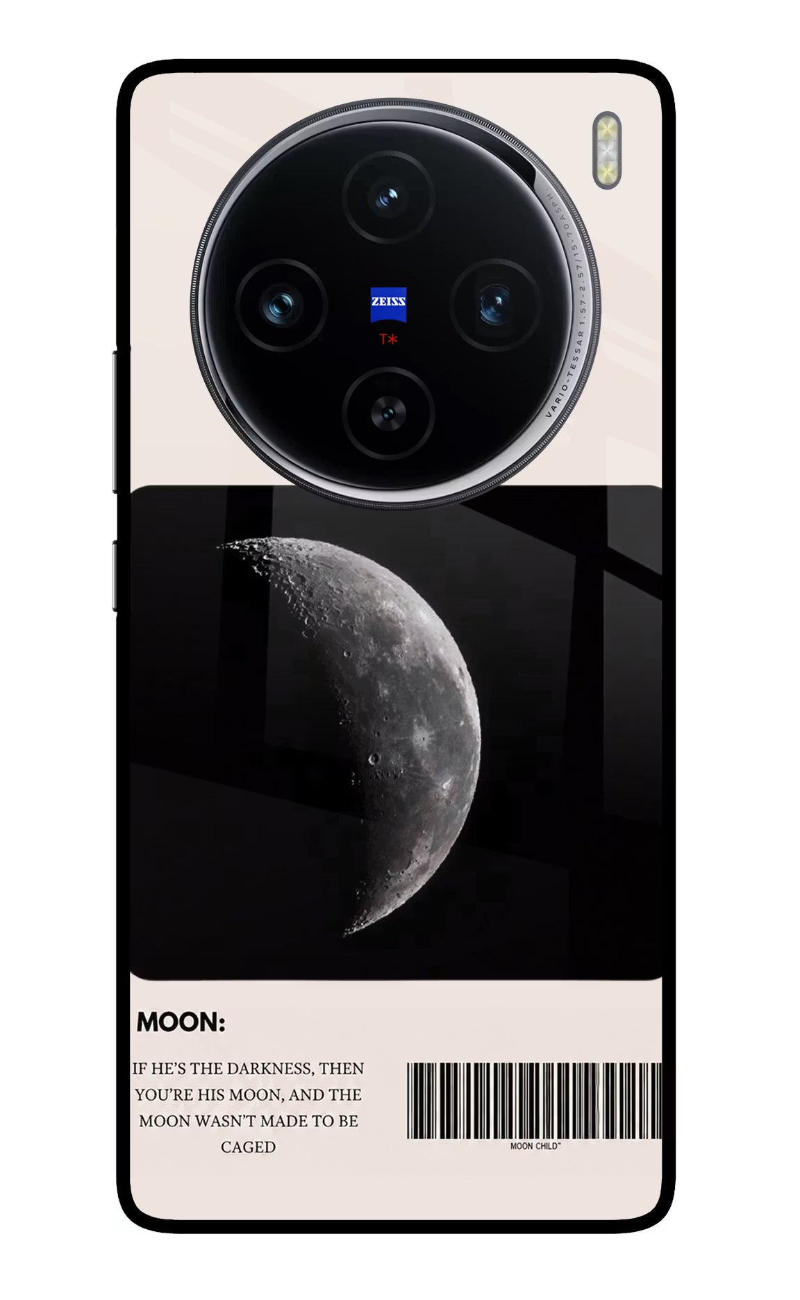 Moon Phase Vivo X100 Glass Case